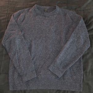 J Crew Navy Crewneck Sweater